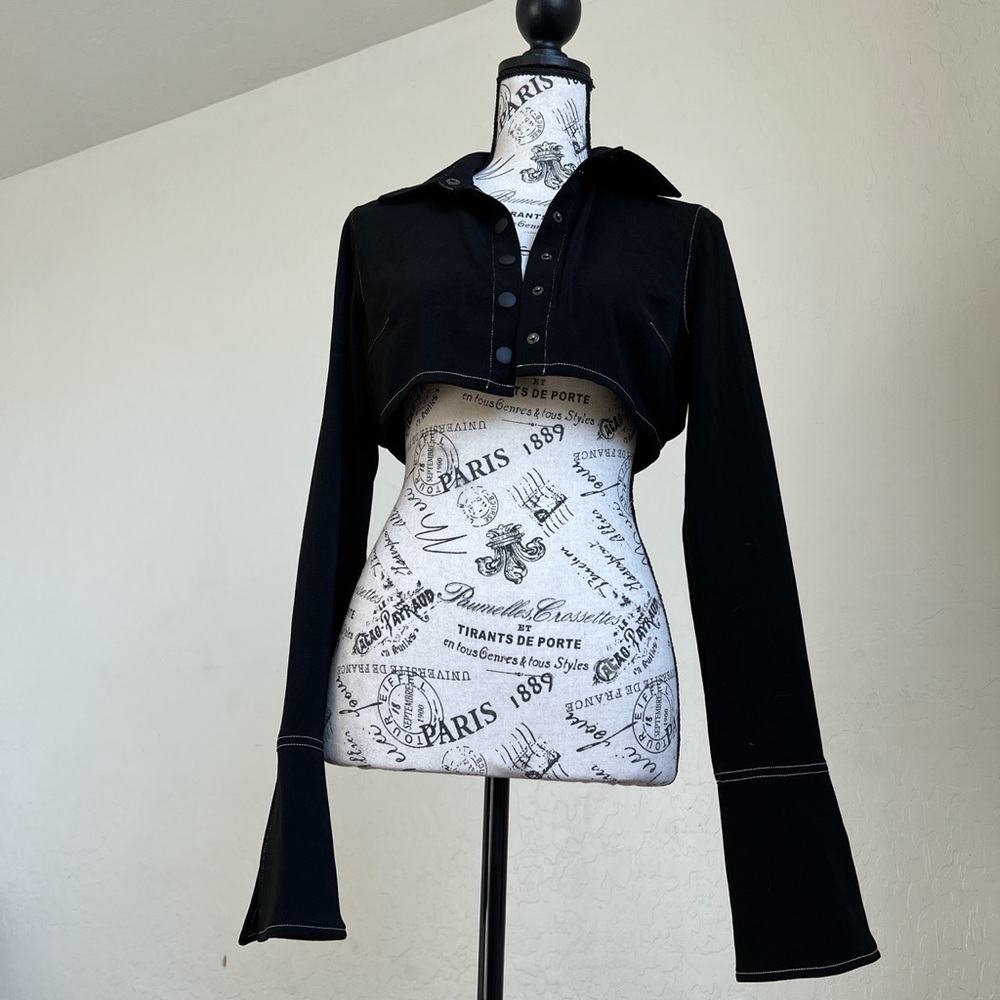 Mistress Rocks LA cropped bell sleeve jacket